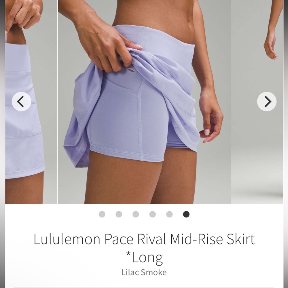 Lululemon pace rival skirt - Picture 7 of 10